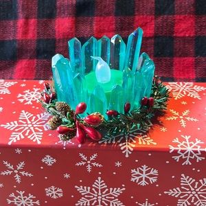 Handmade Green Tealight Candle Holder